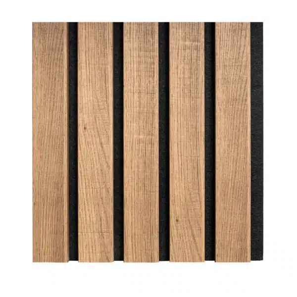 Dark Oak premium acoustic wood wall panel set with a classic woodgrain finish, measuring 260x30cm